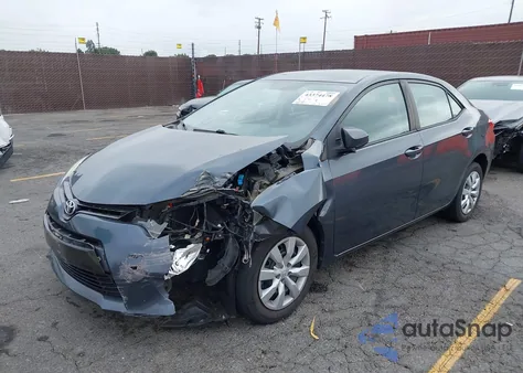 2016 Toyota Corolla Le из США, поврежденный, VIN 5YFBURHE5GP473779